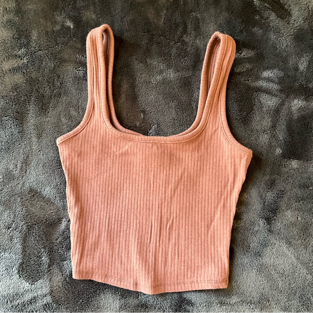 Brown tank top